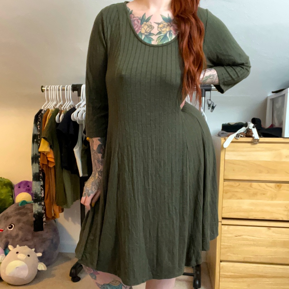 Torrid Long Sleeve Sweater Dress